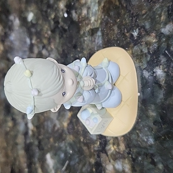 Set of 3 1989-90 Precious Moments Mini Plastic Figurine 2.25" Samuel Butcher - Picture 3 of 7